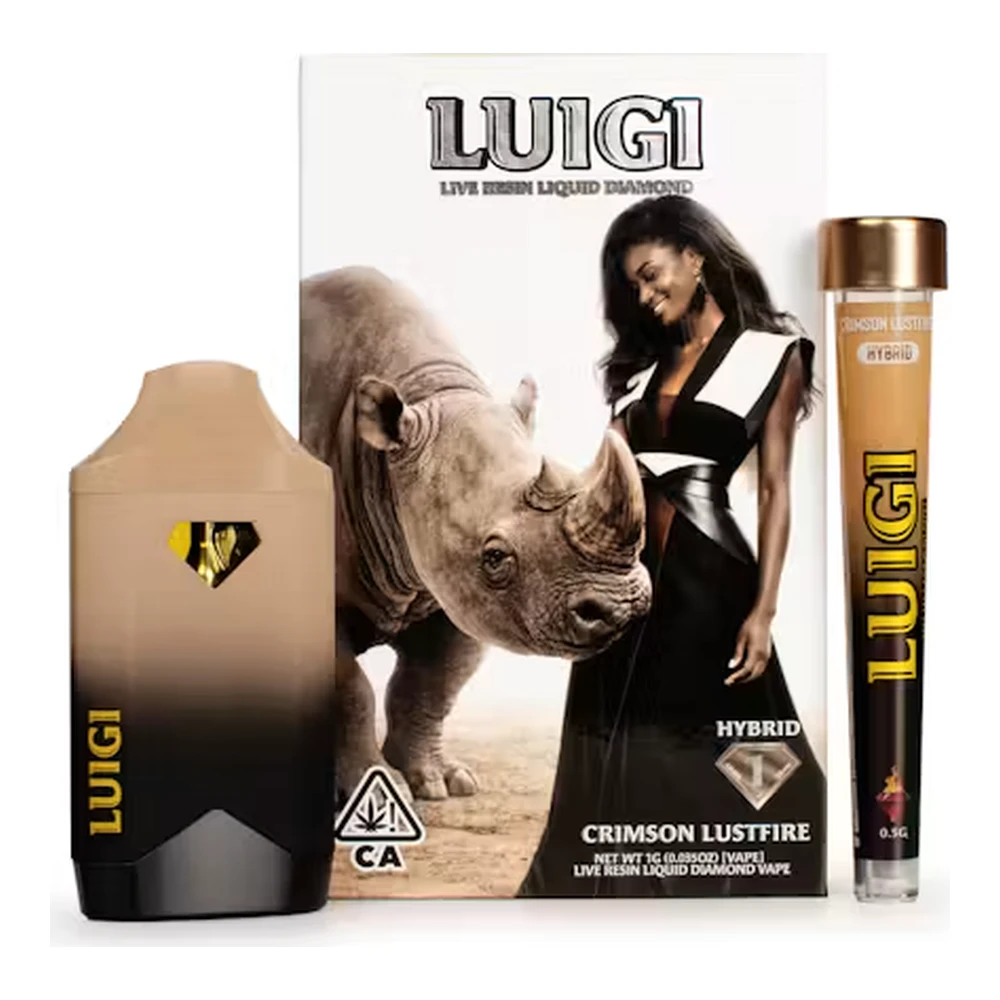 Luigi - Luigi | Crimson Lustfire | All In One 1g Vape + Infused Preroll .5g Main Image