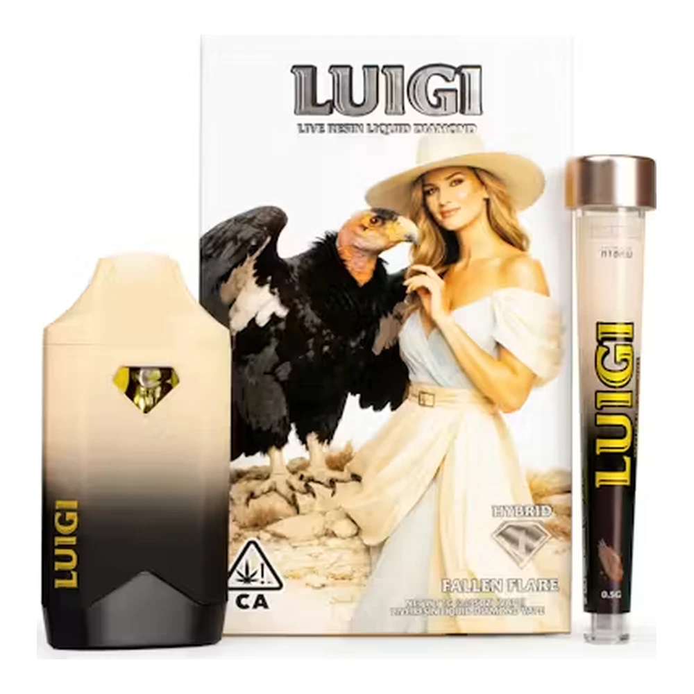 Luigi - Luigi | Fallen Flare | All In One 1g Vape + Infused Preroll .5g Main Image