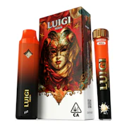 Luigi | Garlic Glue | Rosin All-In-One Vape 1g + Infused Bubble Hash Rosin Preroll Blunt 1g