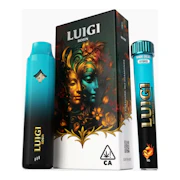 Luigi | Sour Diesel | Rosin All-In-One Vape 1g + Tangie Diesel Infused Bubble Hash Rosin Preroll Blunt 1g