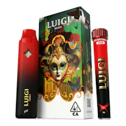 Luigi | Sour Tart Ribbons | Rosin All-In-One Vape 1g + Infused Bubble Hash Rosin Preroll Blunt 1g