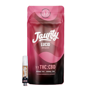JAUNTY - Lucid 1:1 THC:CBD Ratio Cartridge
