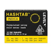 Level 250mg HashTab Indica