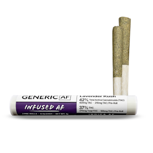 GENERIC AF - Generic AF - Lavender Kush 2pk Preroll