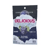 Delicious Goodnight Grape 1:1:1 Thc: : (Live Resin) (I) Edibles 100mg