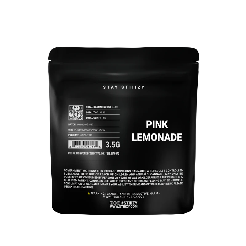 STIIIZY - STIIIZY | Flower | Black | Pink Lemonade | 3.5g Main Image