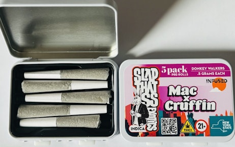 Slap That Ass Exotics | Pre-Roll | Infused Joints - Mac x Cruffin | 2.5g 5