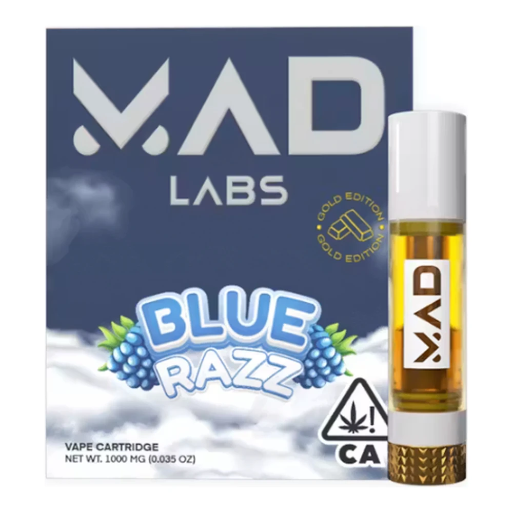 Mad Labs - Mad Labs | Blue Razz | Gold Edition Vape Cartridge | 1g Main Image