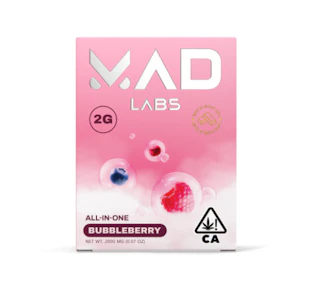Mad Labs - Mad Labs | Bubbleberry | All-In-One Vape | 2g