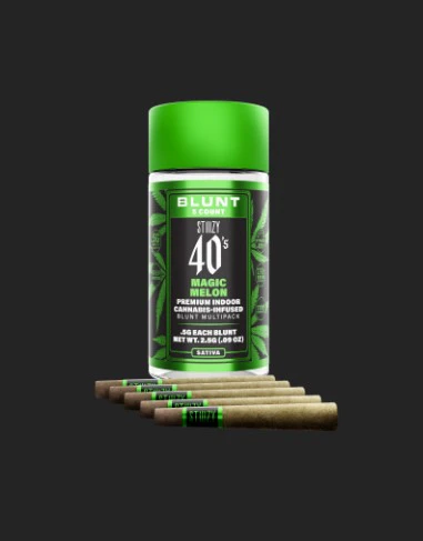 STIIIZY - Stiiizy - Magic Melon - 2.5g 40's Infused Mini Blunts - 5pk Main Image