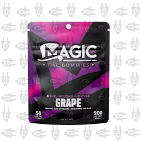 Magic - Grape Chews 200MG (4x50MG)