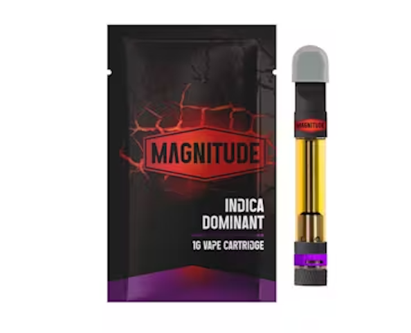 MAGNITUDE - Blueberry -Indica- 83.98% THC | 1g Vape Cartridge | Magnitude     -o4 middle 2