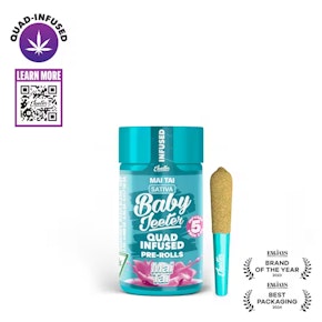 Baby Jeeter - Mai Tai .5G ROSIN Infused Pre-Rolls (5 Pack)