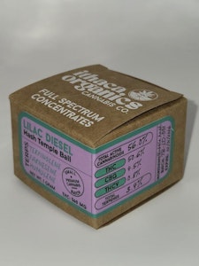 Ithaca Organics Cannabis Co. - Ithaca Organics - Lilac Diesel GMO - 1g - Hash Temple Ball - 50.6% THC - Wax