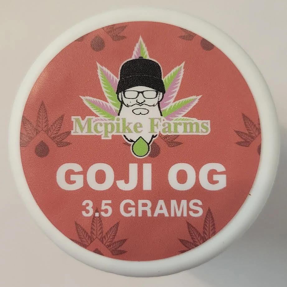 McPike Farms - Mcpike Farms - Goji OG - 19.53% THC - 3.5g - Dry Flower Main Image