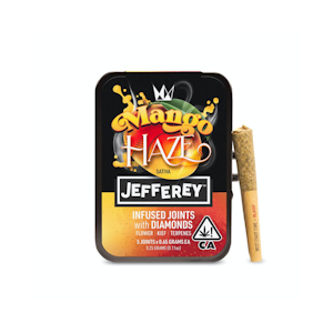 WEST COAST CURE - Mango Haze (S) | .5g 5pk Diamond Infused Jefferey Prerolls | West Coast Cure