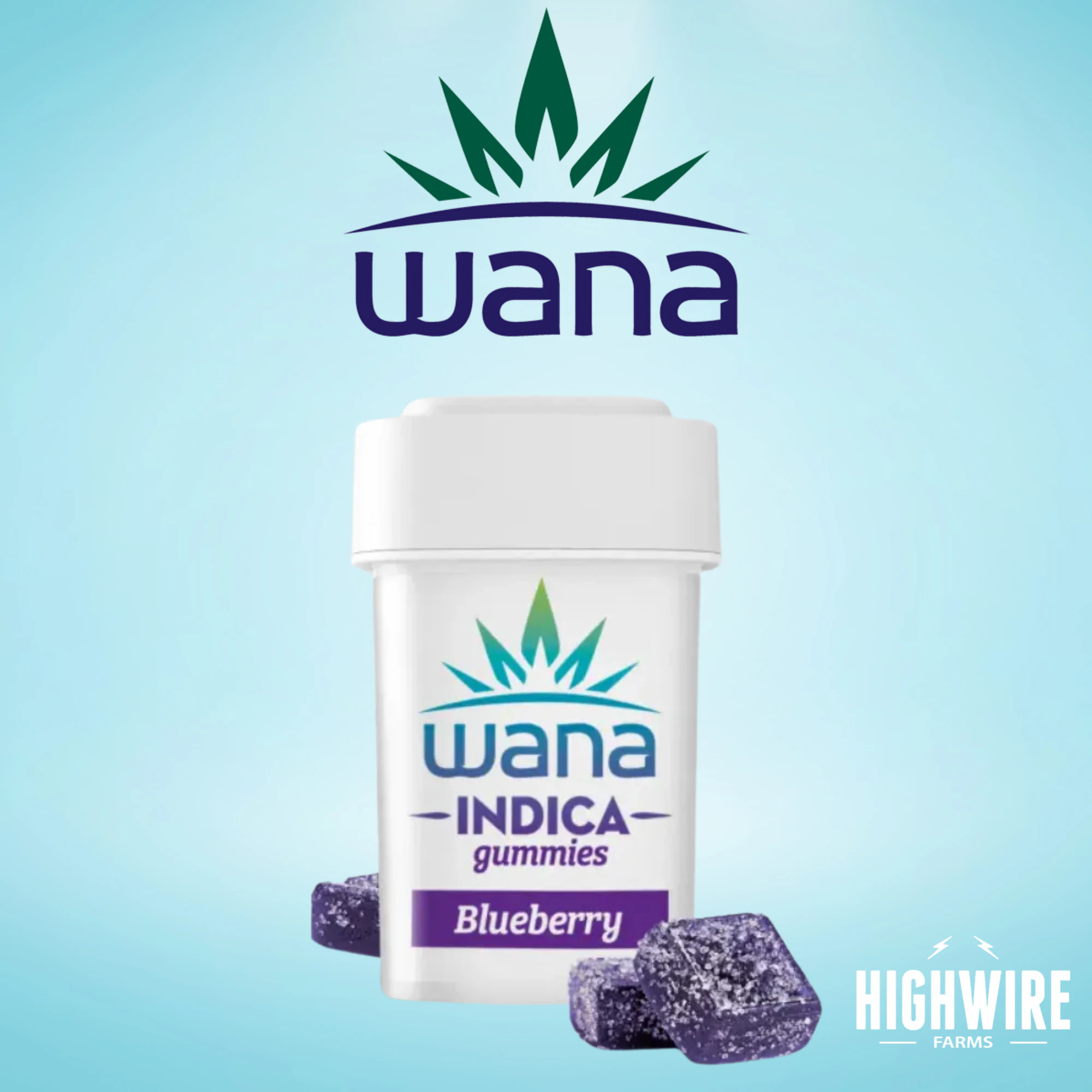 Wana Brands - Wana Gummies Blueberry 200mg Main Image