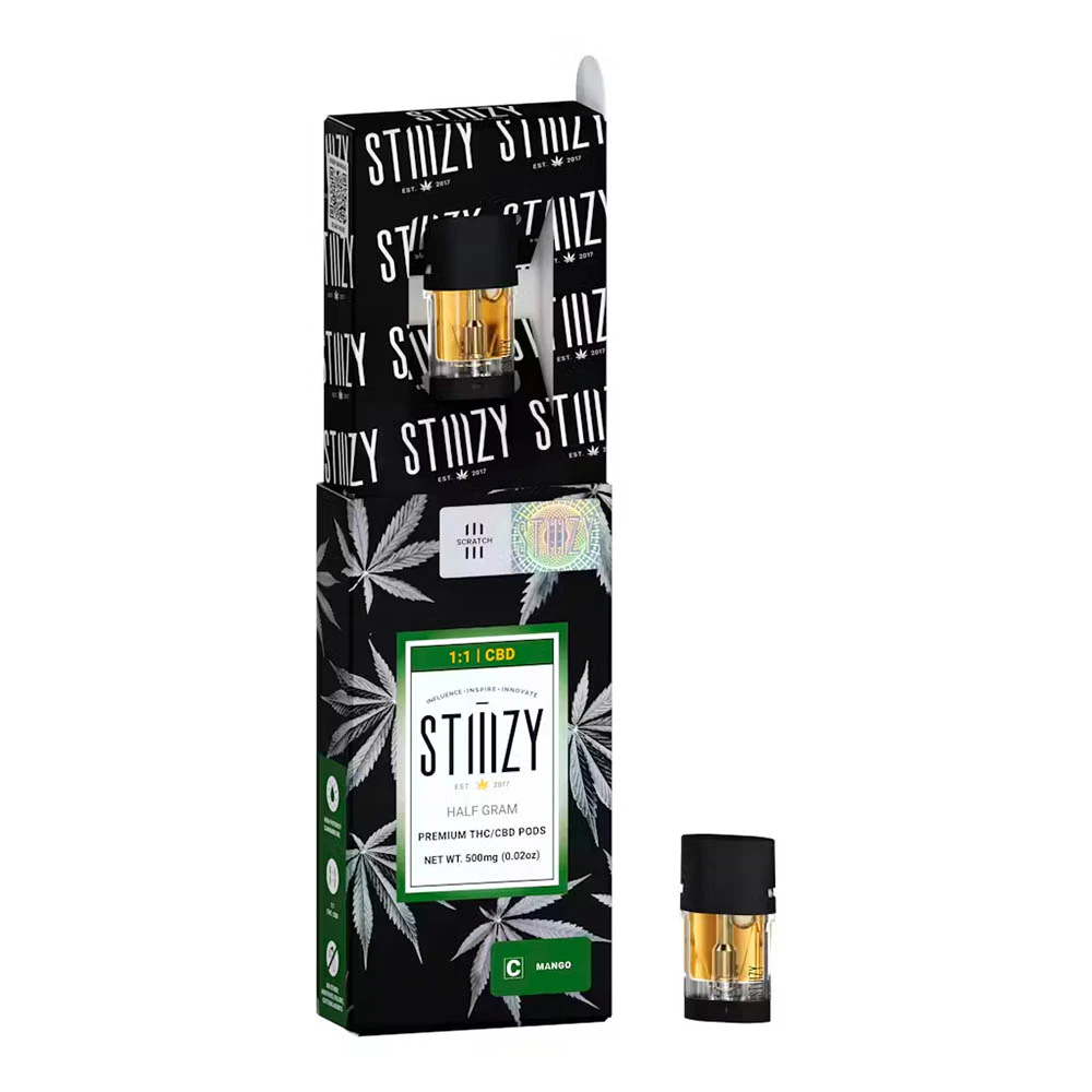 STIIIZY - Stiiizy - Mango - 0.5g CBD:THC Pod Main Image