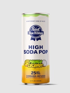 Pabst - Pabst Blue Ribbon - Mango Coconut - 25mg THC High Soda