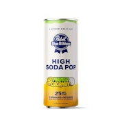 PABST Blue Ribbon Mango Coconut Cannabis Infused High Soda 12oz 25mg