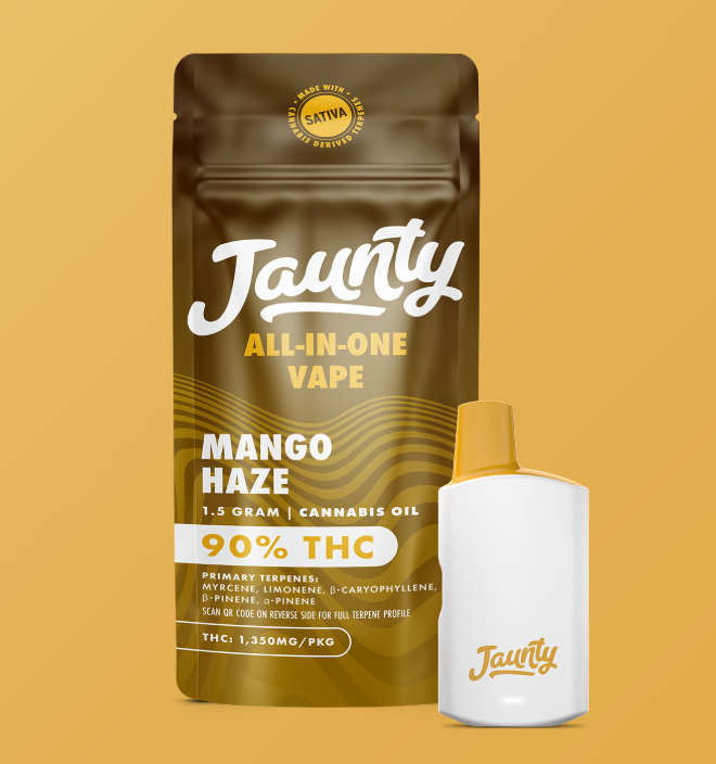 Jaunty- Mango Haze - 1.5g Disposable Vape - undefined
