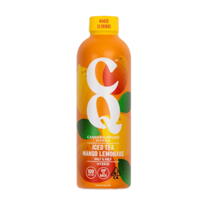 CQ Drinks - Iced Tea Mango Lemonade (H) | 16oz 100mg THC Beverage | CQ Drinks