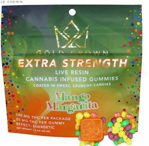 GOLD CROWN - Gold Crown 200MG - Mango Margarita Nerds Edibles