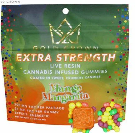 Gold Crown - Gold Crown 200MG - Mango Margarita Nerds Edibles Main Image