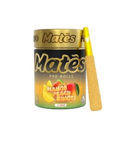 MUHA MEDS - Muha Meds - Mango Peach Rings - 3g Mates Infused Pre Rolls - 5pk