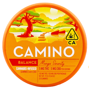 CAMINO - Camino - Serenity CBD - Mango 1:1 - Gummies - 20pk - 100mg