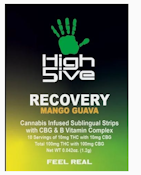 Sublingual Recovery Mango Strips - 100mg