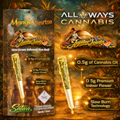 All Ways Aeroponics - Mango Sunrise Kush (S) Jupiter Joints Infused 1g
