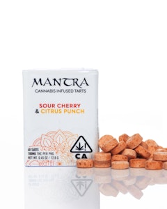 MANTRA - Cherry Citrus Punch Tarts | Mantra | 100mg THC | Liquid Diamond Infused
