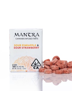 MANTRA - Pineapple Strawberry Tarts | Mantra | 100mg THC | Liquid Diamond Infused