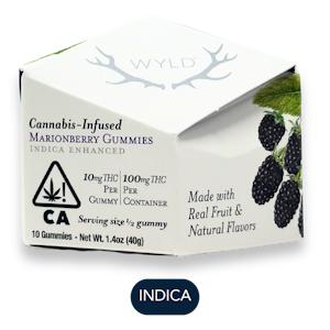 WYLD - Wyld - Marionberry- Gummies - 10pc - 100mg