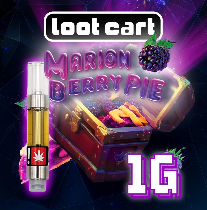 Loot Bar - Loot Cart Marionberry Pie Flavored Cartridge 1g Main Image