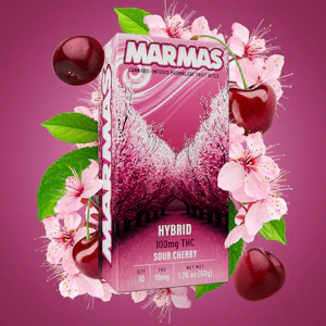 MARMAS - Marmas - Sour Cherry - 100mg THC Gummies - 10pk