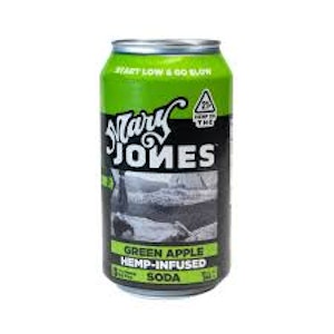 Mary Jones Soda - Mary Jones Green Apple 100mg Soda