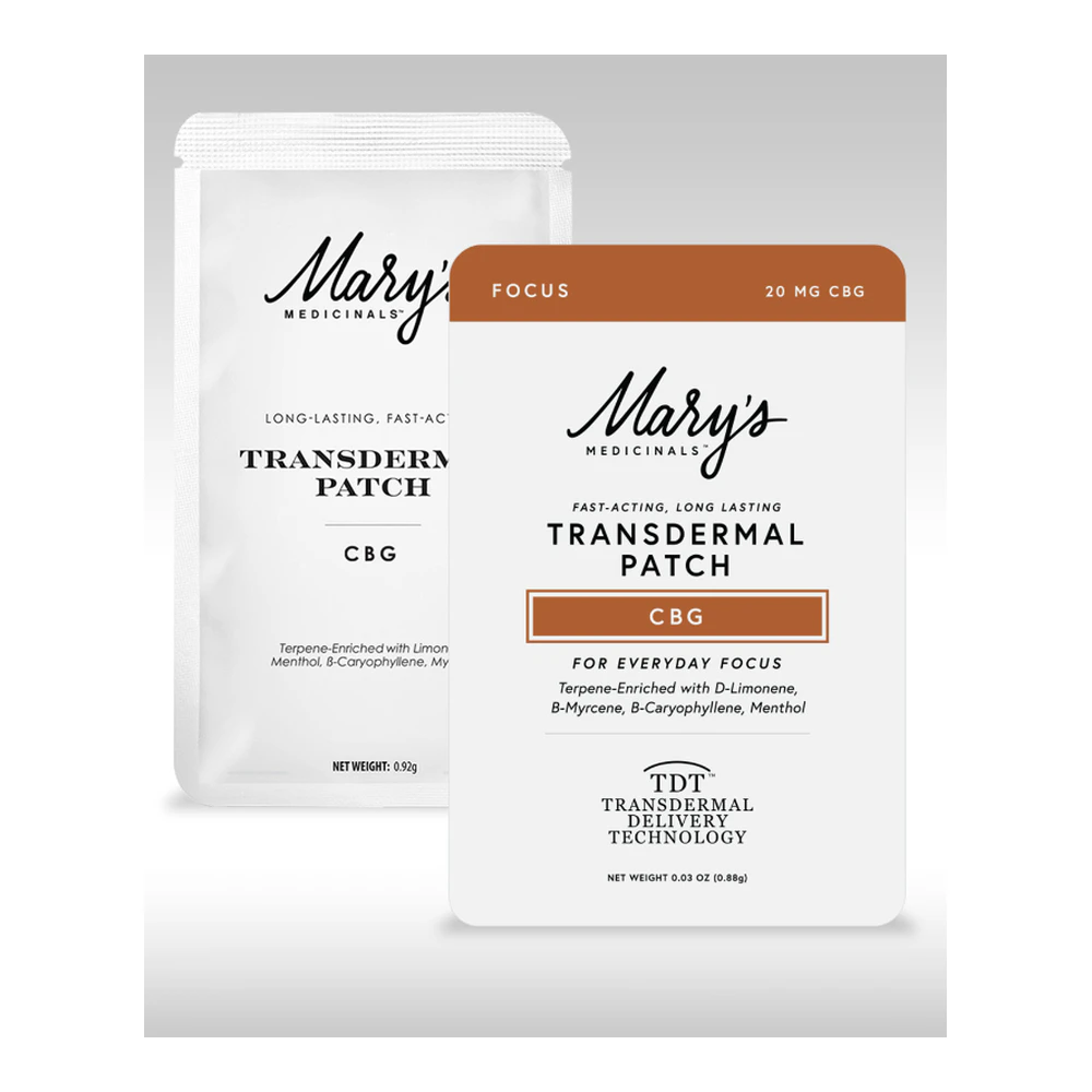 Mary's Medicinals™ - Mary's Medicinals | CBG Transdermal Patch | 20mg CBG Main Image
