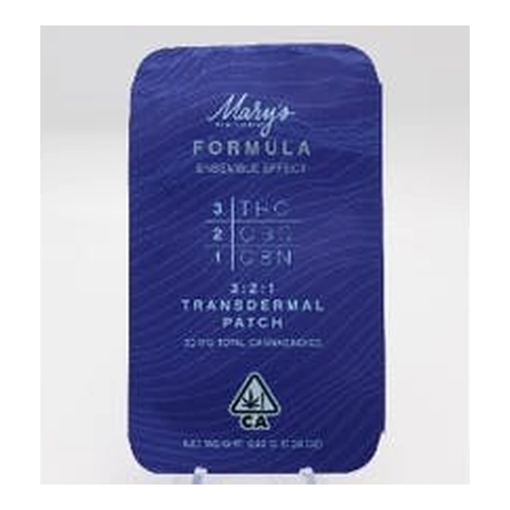 Mary's Medicinals™ - Mary's Medicinals | Formula 3:2:1 THC:CBD:CBN | Transdermal Patch | 14mg Main Image