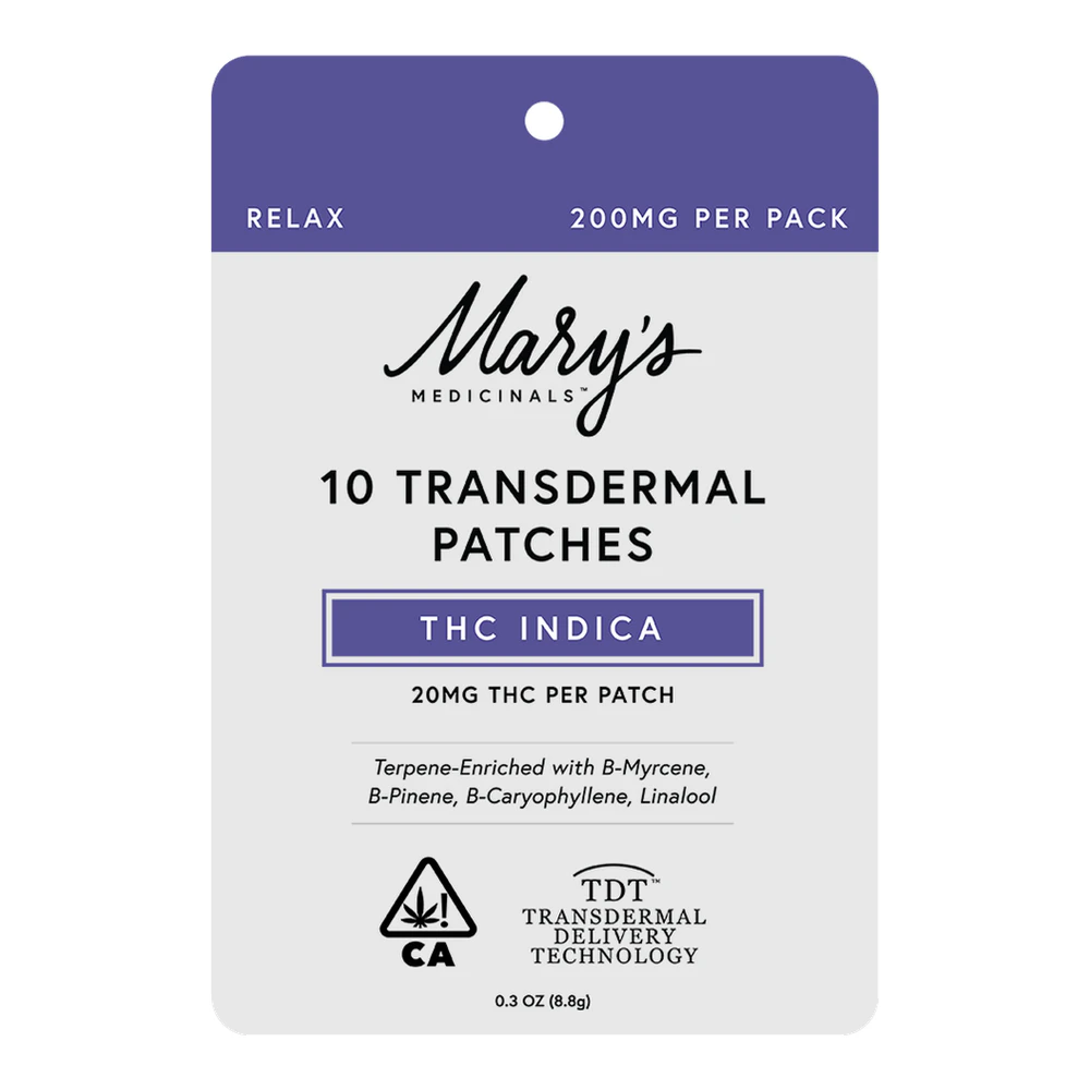 Mary's Medicinals™ - Mary's Medicinals | Transdermal Patch | THC Indica | 10pk | 200mg Main Image