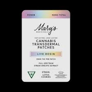 MARY'S MEDICINALS - Mary's Medicinals - Transdermal Patches - Power Lotus Cookies 2pk