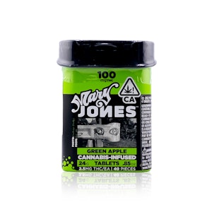 MARY JONES - MARY JONES - Edible - Green Apple - Tablets - 100MG