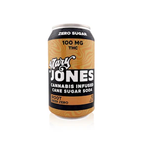 MARY JONES - Drink - Root Beer - Zero Sugar - 12oz Can - 100MG