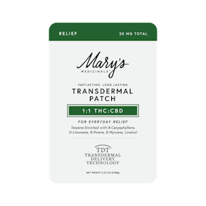 MARY'S MEDICINALS - MARYS MEDICINALS | RELIEF REMEDY 1:1 CBD/THC | TINCTURE | 13.5ML