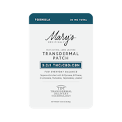 MARYS MEDICINALS | FORMULA 3:2:1 THC/CBD/CBN - TRANSDERMAL PATCH | TOPICAL
