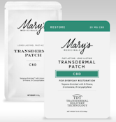MARYS MEDICINALS | CBD - TRANSDERMAL PATCH | TOPICAL 