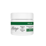 MARYS MEDICINALS | RELIEF NO FRAGRANCE 1:1 THC/CBD | TOPICAL | 2OZ