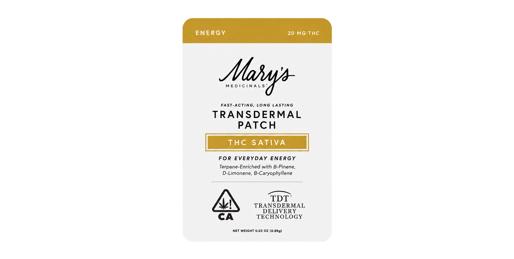 Mary's Medicinals™ - Mary's Medicinals | Energy | Transdermal Patch Main Image