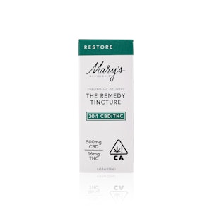 MARY'S MEDICINALS - MARY'S MEDICINAL - Tincture - Restore - 30:1 CBD:THC - 16MG